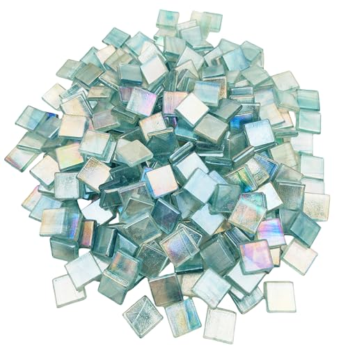 500g Eis-Jade-Mosaikfliesen,1,5 cm, quadratische...