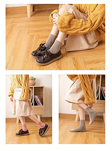 Cotton Crew Socks for Women Cotton Casual Solid Color Stretchy Socks for Women Girls 10 Pairs4