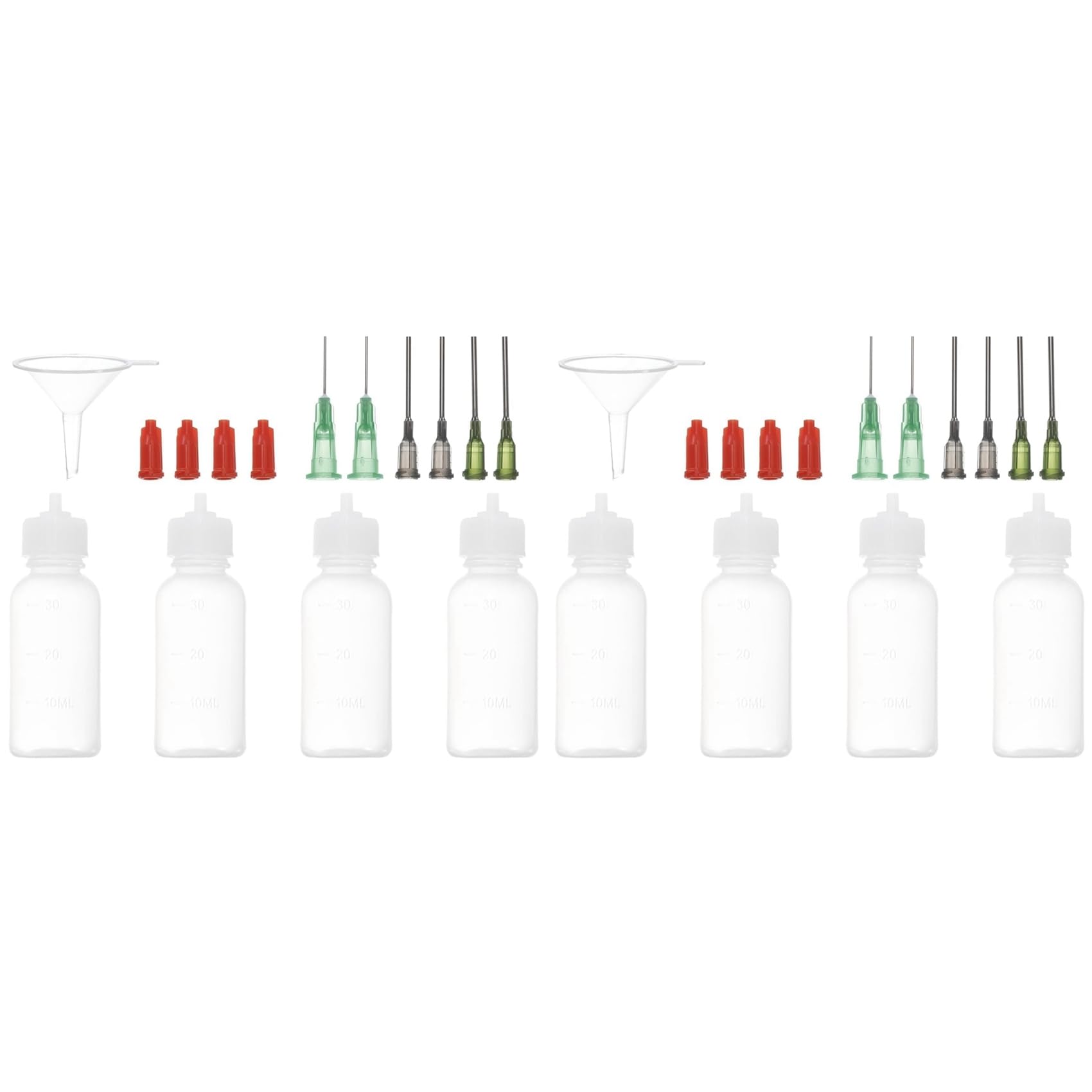 Jnchdghwa 1 Oz Applicator Bottles, 8Pcs 30ml Needle Tip Squeeze Bottle Small Squeeze Bottles Mini Needle Bottle