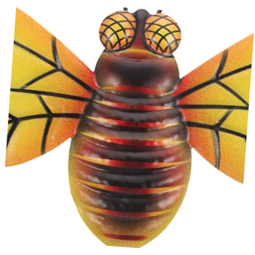 Togeval Bee Decorative Pendant Decorative Outdoor Decor Outdoor Animal Statues Outdoor Sculpture Bee Ornament Bee Sculpture Outdoor Wall Statue Outdoor Bees Decor Outdoor Wall Decor Metal #TOP7