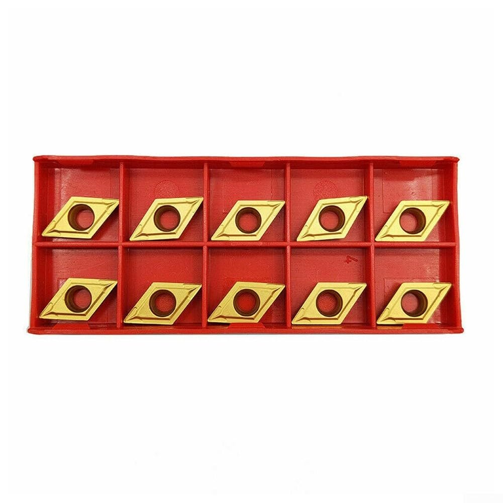 Lot de 10 inserts de tournage CNC DCMT11T304 BP010 pour porte-outils SDJCL SDUCR Performance de coupe fiable