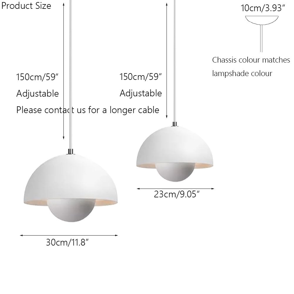 12 W nordycki nowoczesny makaronik lampa wisząca salon sypialnia art deco sufitowa wisząca lampa wyspa kuchenna żyrandol wisiorek oprawy oświetleniowe (23 cm, czerwony 1)