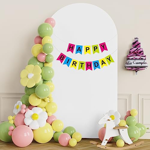 Soporte Arco Metálico 7.2ft con Cubierta Blanca para Decoración miniatura 5
