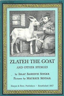 ZLATEH THE GOAT By ISAAC BASHEVIS SINGER Harper... B08L6JFDRQ Book Cover