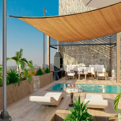 2 Pack Sun Shade Poles, 10FT Outdoor Shade Sail Poles for Deck, 2.28" Diameter Steel Sun Shade Sail Pole for Outdoor Ground Patio Lawn Garden Deck, Metal Poles for Canopy Awning Shade Cloth by iFvBey - Image 6