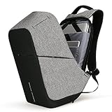 Markryden Anti-theft Laptop Backpack Business Bags with USB Charging Port School Travel Pack Fits Under 15.6 Inch Laptop(Gray 2.1)