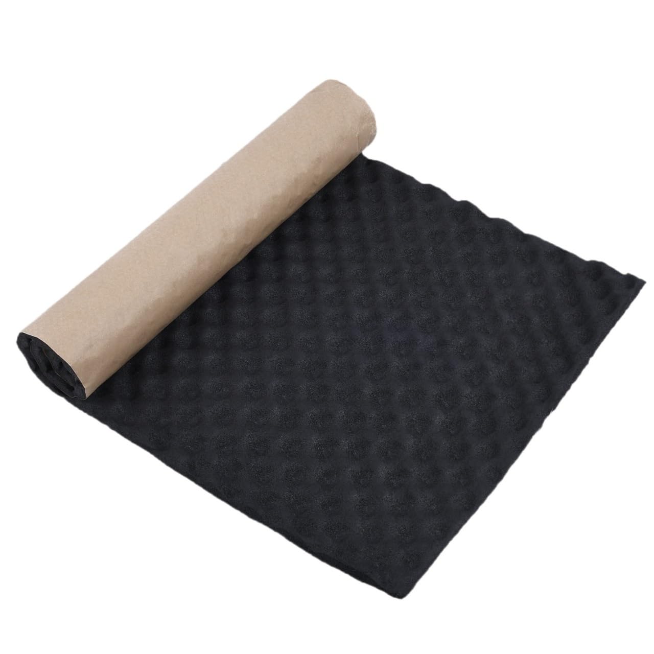 Heshuyan 2Cmx50cmx100cm Automobile Insulation Auto Studio Sound Acoustic Absorption Car Heatproof Wave Foam Deadener Soundproof Cotton Insulation Mat Hood Soundproofing(2Cmx50cmx100cm)