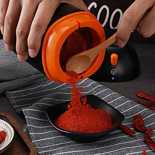 DECDEAL Moedor de café, moinho de rebarba ajustável de aço inoxidável ， Moedor de feijão 150W Moedor