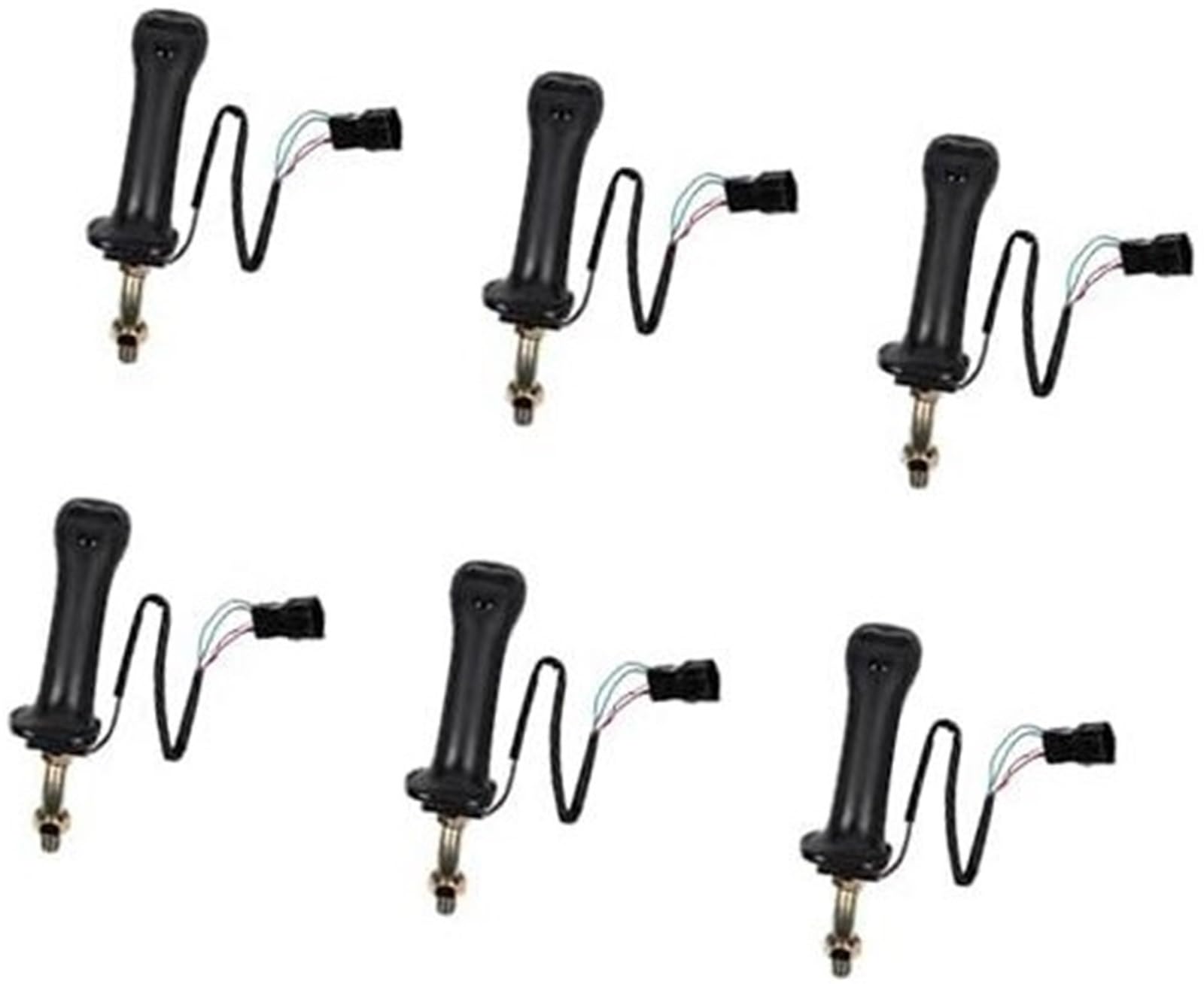 6X 3 przyciski koparki joystick zespół uchwyt koła zębatego, do Doosan DX150 215 225 300 370-9C lewy Joystick do koparki