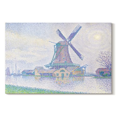 Paul Signac | The Windmill By The Water | Abstract Art Work | GAL087
