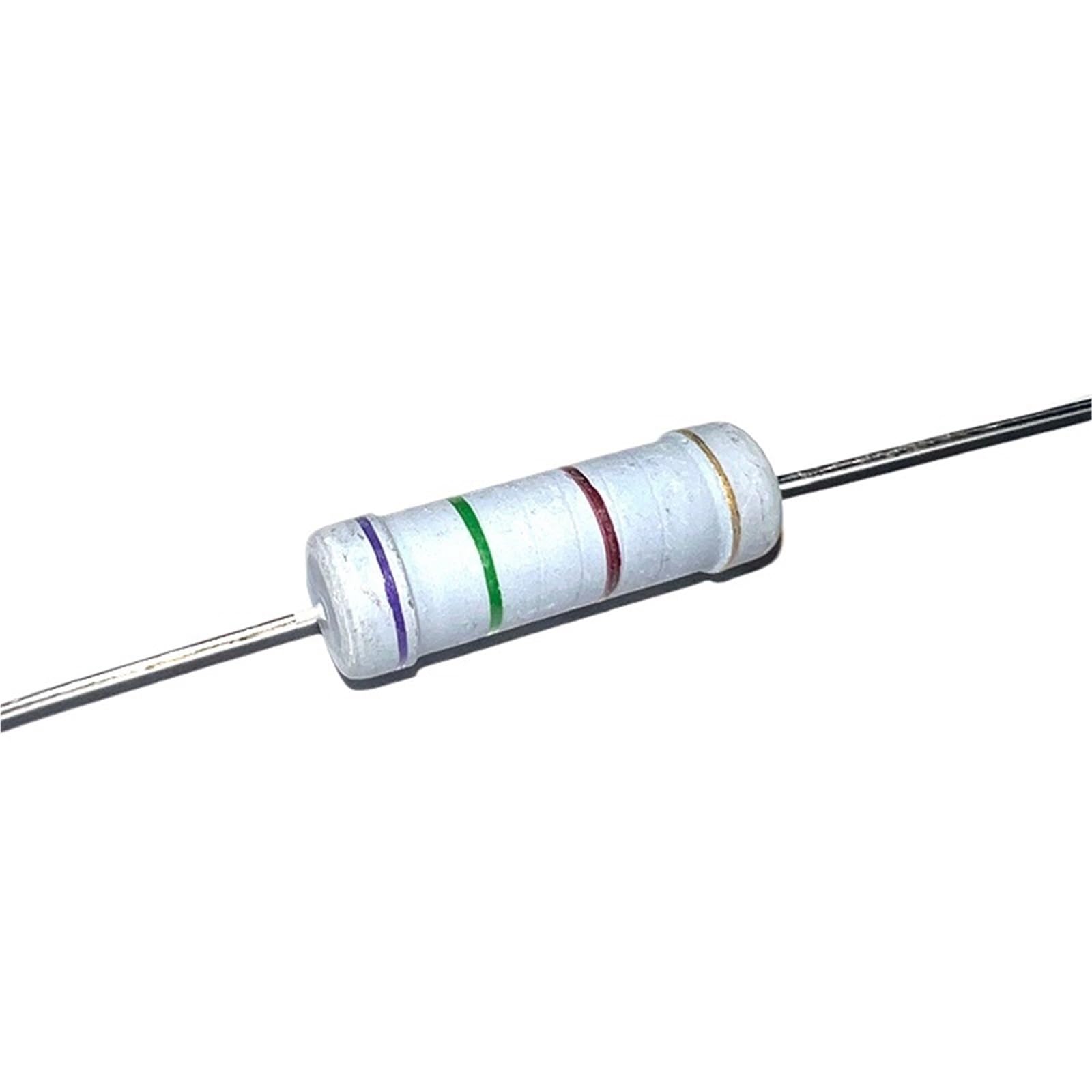 VKvmNYlxx 10 x 5W 5% Carbon Film Resistors 7R5, 75R, 750R, 7K5, 75K, 750K, 7.5, 75, 750 RK Ohm, 1R-1M(CF 5W 18R 10pcs)