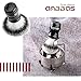 Anbbas Synthetic Badger Shaving Brush,3in1 Kit with Stainless Steel Shaving Stand and Bowl for Men Wet Close Shave