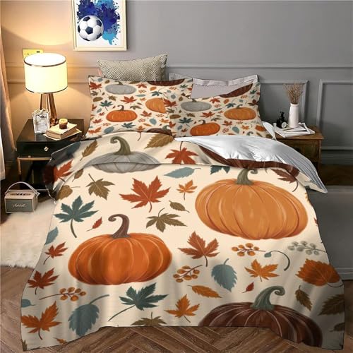 Housse de couette citrouille hypoallergique contre les allergies - 6