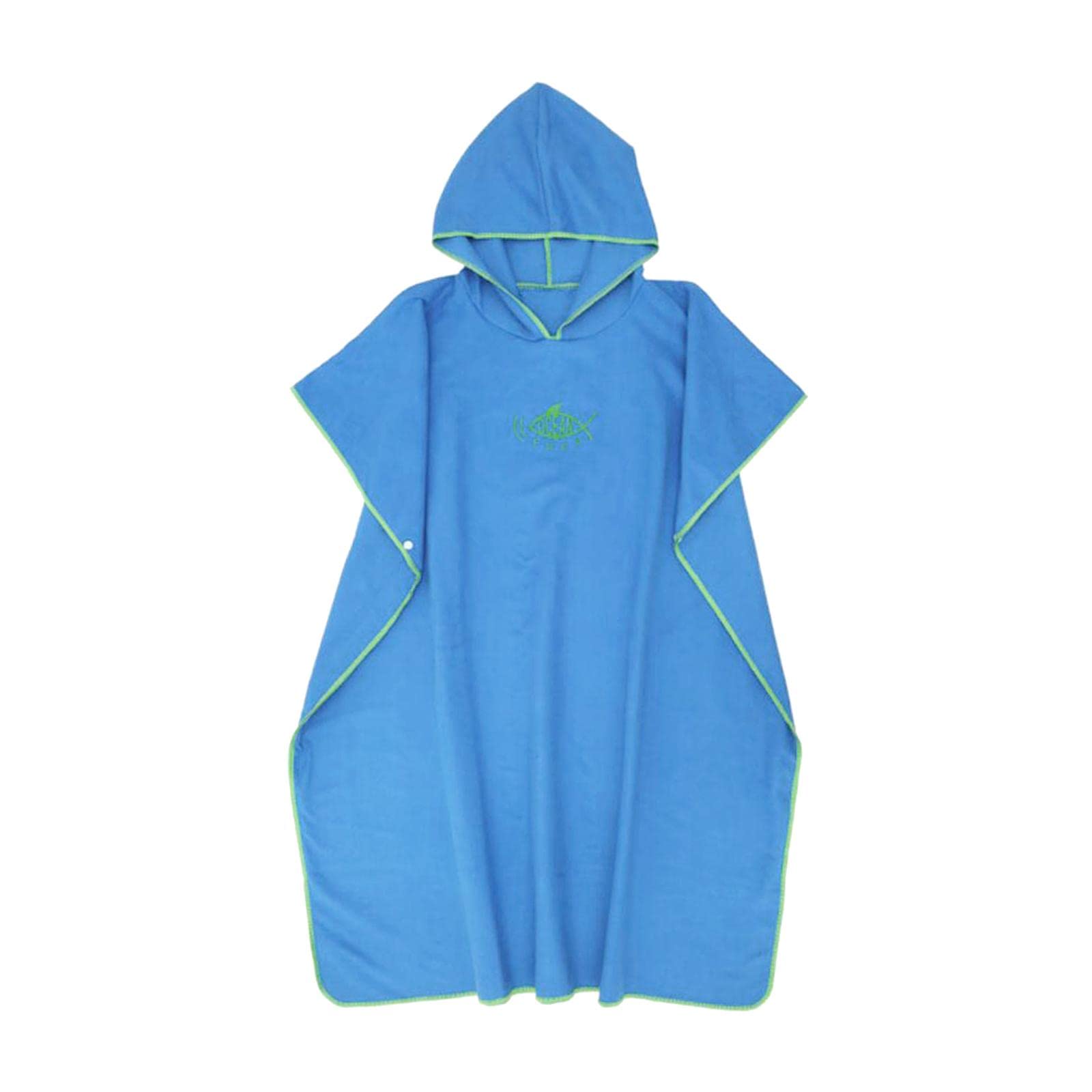 Fashion My Day Surf Poncho Quick-Drying Changing Robe Surfer Towel Hooded Cape Light Blue-image-6