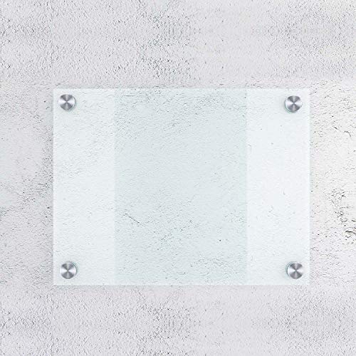 Pelopy Sign Standoff Screws Advertising Screws Stainless Steel Wall Standoff Mounts Glass Acrylic Nail, 8 Pieces (1 X 1 Inch) #TOP5