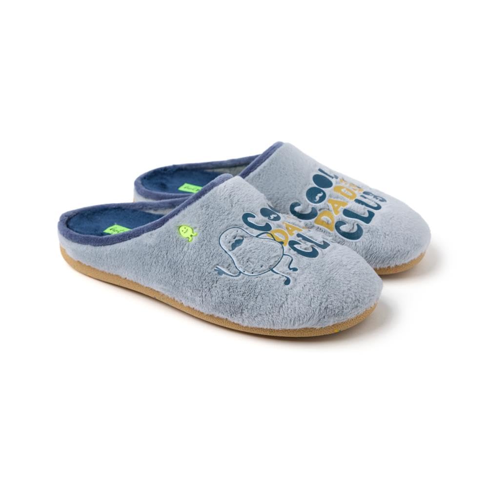 HOT POTATOES men PerleySlipper, Grey, 44 EU
