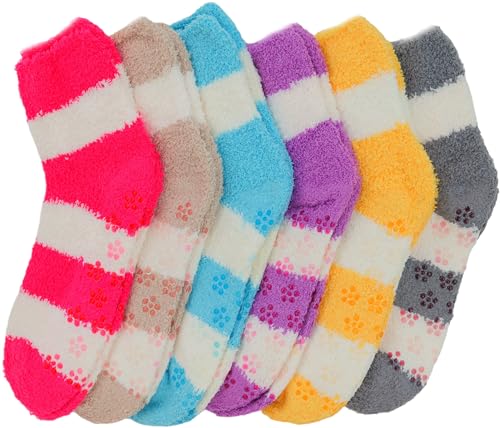 Image of ToBeInStyle Women's Pack of 6 Assorted Style Winter Socks