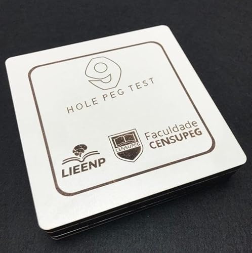 9 Hole Peg Test - Teste padronizado de avaliação da habilidade visuomotora de 4 a 14 anos e Manual d