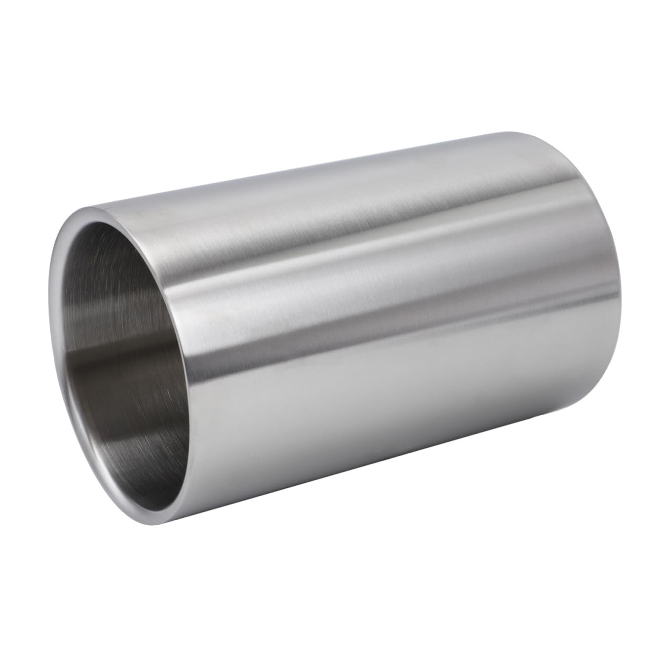 Cabilock 1 Pc Hielera Recta De Doble Capa Cubo Enfriador De Vino Cubos De Bebidas De Cerveza Cubo De Hielo Botellas De Vino Cubo De Champán Gabinete del Vino Acero Inoxidable Cuerpo Recto