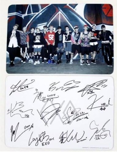 Amazon Co Jp 公式グッズ Exo オールメンバー エブリシング限定 トレカ 裏面サイン入 廃盤品 非売品 ホビー