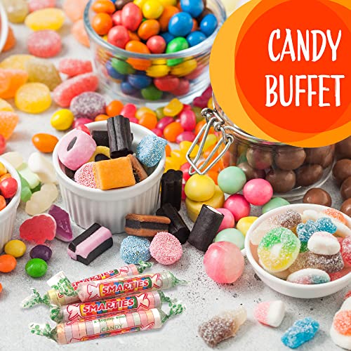 Smarties X-treme Sour Candy Rolls Vegan-Friendly, Gluten-Free Hard Candy Bulk, 2 Pound Bag - Thumbnail 3