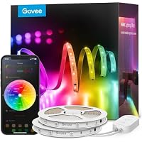 Govee Striscia LED Intelligente RGBIC 30m, Compatibile con Alexa, 2 Rotoli