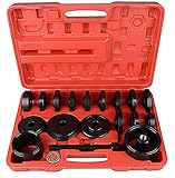Jecr Wheel Bearing Removal Tool Kit - 23-Piece FWD Front Wheel Drive Bearing Adapters Puller Press Replacement Installer Removal Tool Kit