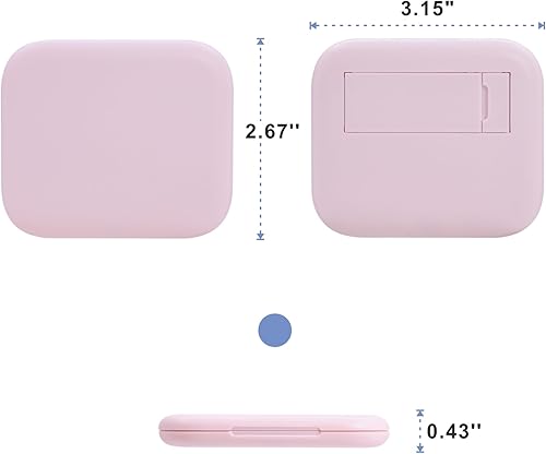 Miniatura 6 de Cable USB C a C de cargatransferencia de datos con adaptador tipo C a microiOSUSB A OTG en caja de bolsillo con espejo de maquillaje rosa