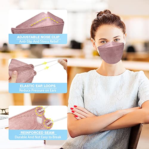 Image of KN95 Face Masks 50 Pack 4 Layers Tie Dye Breathable Safety Respirator Multicolor Cup Dust Disposable KN95 Mask Adult