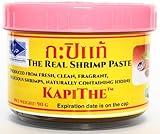 Thai Shrimp Paste, KapiThe Brand 90 G. (3.17 oz) Halal Certified Product Made in Thailand.