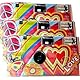 3X 1A Photo PORST Einwegkamera Edition Love Kult, Rainbow mit Herzen, mit Blitz, Batterien und Film (3er Pack, je 27 Aufnahmen)
