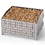 OUSFOT Panier a Granules pour Insert en Acier Inoxydable 430, Bruleur Pellet de 30 x 25 x ...