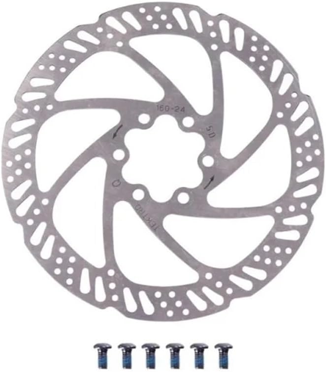フロントリアブレーキディスク バイクディスクブレーキローター 160 ミリメートルローターマウンテン自転車油圧ブレーキローター 6
