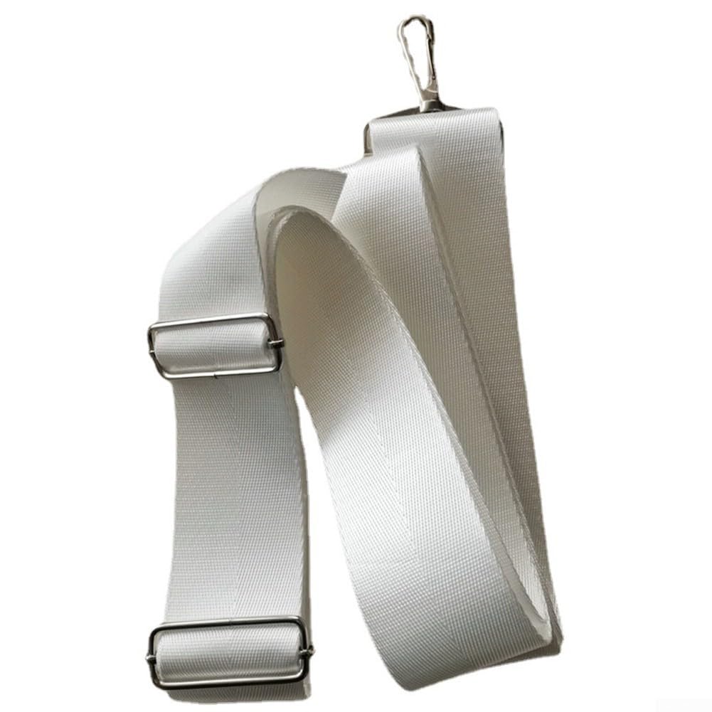 Zoegneer Rete da tennis in nylon centrale con gancio a molla in acciaio , 220 x 5 cm, colore: bianco