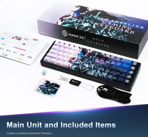 AMICIS x Solo Leveling Official Limited Edition Gaming Keyboard + Standee — view 5