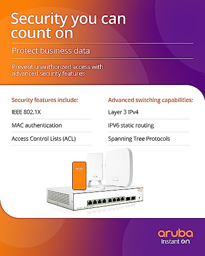 Image of HPE Networking Instant On Switch Series 1960 12-Port mGig Smart-Managed Layer 2+ Ethernet Switch with PoE 480W | 8X 1G, 4X 2.5G | 2X 10GBase-T, 2X SFP+ | Stackable | US Cord (S0F35A#ABA)