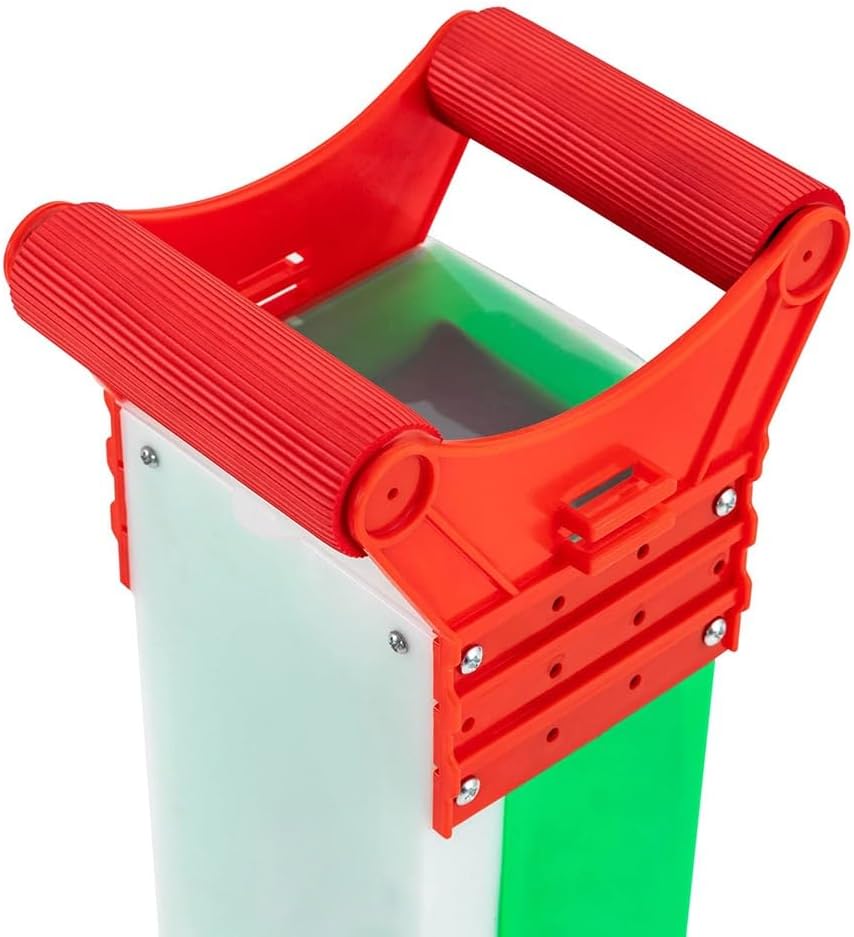 Double Bucket Manual Seeder, 1PC Adjustable Handheld Seeding Machine Peanut Corn Bean Planter Household Garden Patio Flower Plant Vegetable Fertilizer Spreader Silver(Single Barrel Planter)