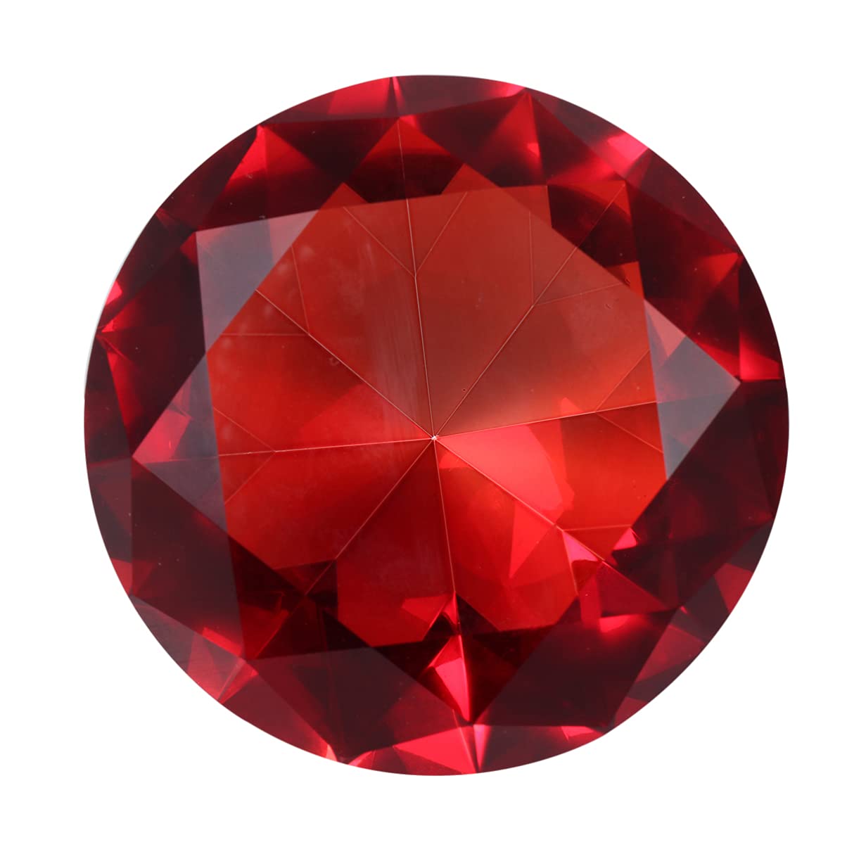 Cristal artificial decorativo VALICLUD rojo de alta pureza para salones exclusivos