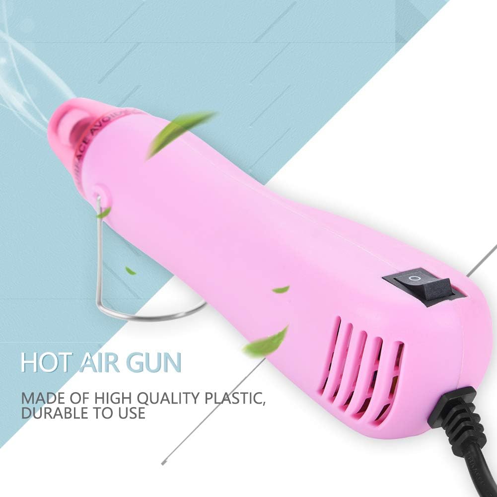 Get Special Price DEWIN Mini Heat Gun - Hot Air Gun, Portable for DIY Embossing, Shrinking, Wrapping, Clay DIY Electrical Heat Tool, 2 Colors