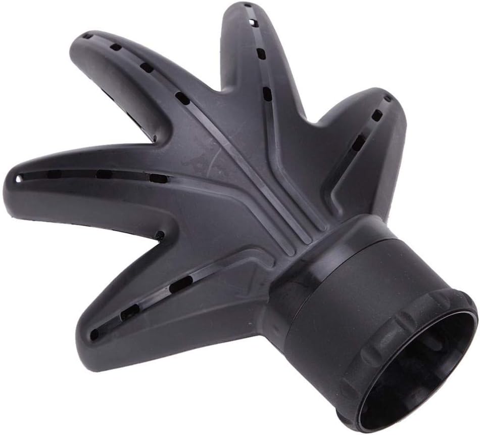Hairdryer Diffuser, InKach Hairdressing Hair Blower Dryer Diffuser Hand Shape Cover (Black)