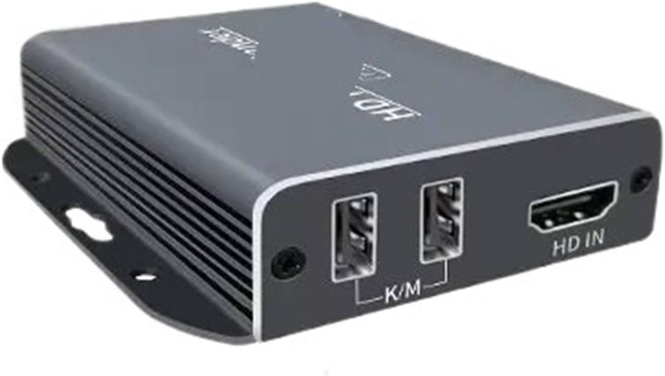 HDMI Extender 1080P HD Extender Over Single Rj45 Cat5e/6 Cable 60M HD Ethernet Extender Video Extension for TV PC Laptop HD(60M KVM)