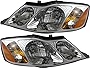 Compatible with Toyota Avalon Headlights Lamps Set 2000 2001 2002 2003 2004 Halogen Driver and Passenger Side