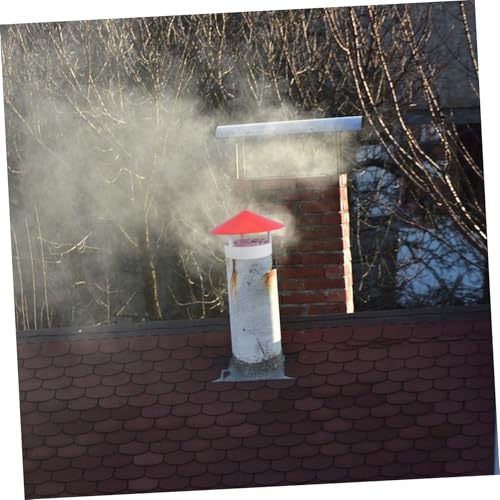 Sombrero para chimenea de PVC con diseño de paraguas impermeable 6
