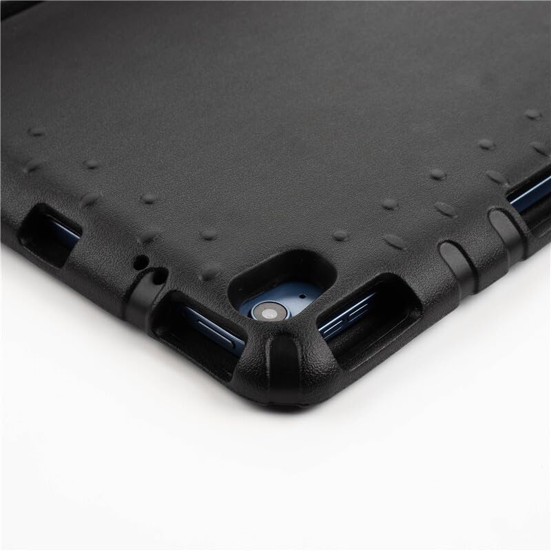 Generic Compatibile per iPad 6a generazione 9.7 2018 (Colore: verde) Custodia antiurto con manico e supporto in silicone rigido