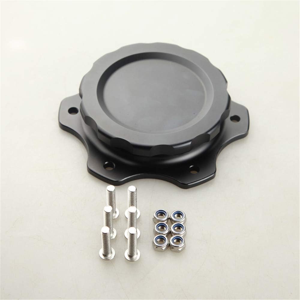 AdlerSpeed Compatible with JAZ Fuel Cells Black 4" OD 7613A Billet Aluminum Fuel Cell Cap Assembly