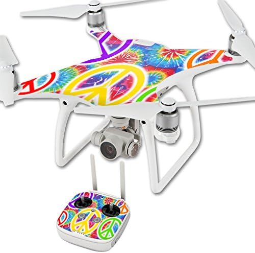 MightySkins Skin - Adhesivo adhesivo compatible con DJI Phantom 4 Quadcopter Drone Wrap Cover Skins Peaceful Explosion
