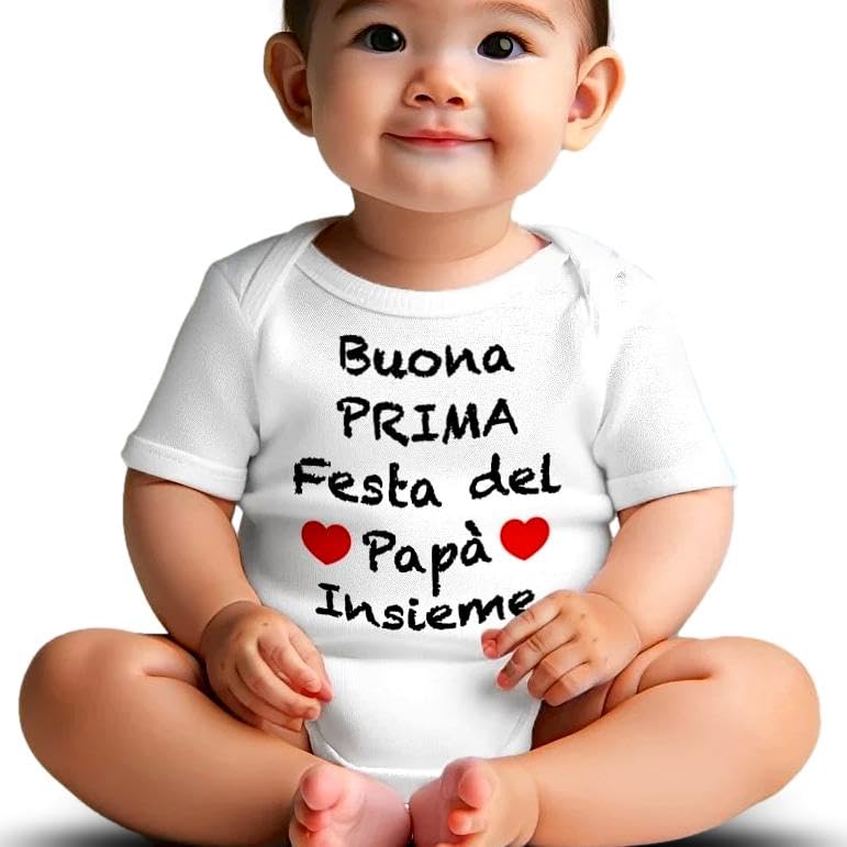 body e tutine per neonati cotone frase buona prima festa del papà insieme manche corte o in caldo cotone manica lunga