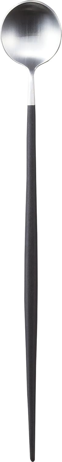 Cutipol GO.26 Single Item Long Ice Cream Spoon, Silver x Black