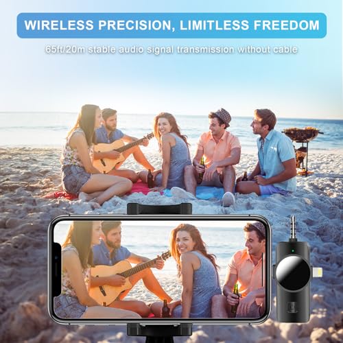 Vvituac A-X01 3 In 1 Mini Microphone,Wireless Lavalier Microphones thumb #7