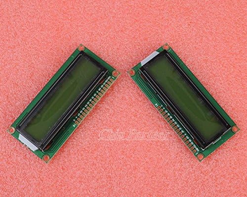 wonderfullshop2pcs 1602 16x2 Character LCD Display Module HD44780 LCD1602 LCM Yellow Backlight